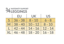 Load image into Gallery viewer, 3/4 MATERNITY SUPPORT LEGGINGS