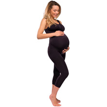 Load image into Gallery viewer, 3/4 MATERNITY SUPPORT LEGGINGS