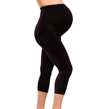 Load image into Gallery viewer, 3/4 MATERNITY SUPPORT LEGGINGS