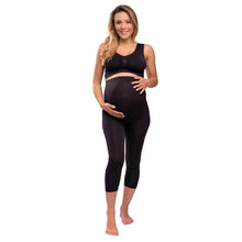 Load image into Gallery viewer, 3/4 MATERNITY SUPPORT LEGGINGS
