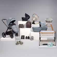 Load image into Gallery viewer, RAFFI MKII 18 PIECE BUNDLE INCLUDING HERA VERTO SPIN CAR SEAT AND BASE

