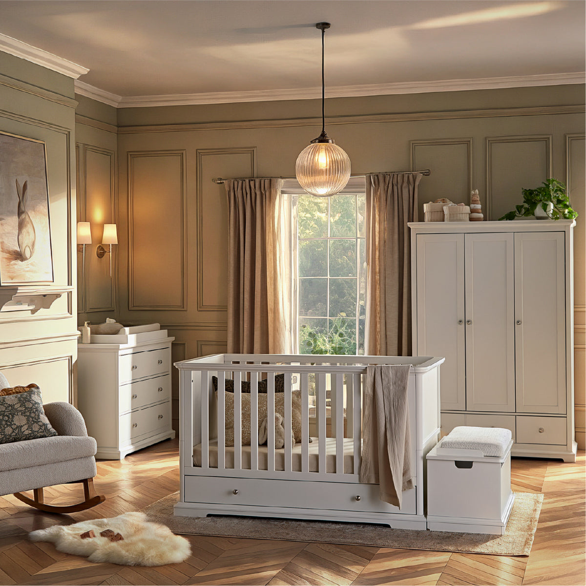 BEAUMONT 3PC SET LOW COT BED – Inverness Pram Centre