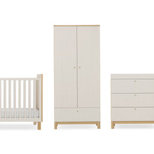 Load image into Gallery viewer, REMI 3PC SET DRESSER CHANGER, COT BED AND WARDROBE
