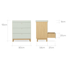 Load image into Gallery viewer, REMI 2PC SET DRESSER CHANGER AND COT BED
