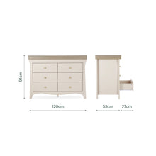 Load image into Gallery viewer, CLARA WIDE 6 DWR DRESSER CHANGER
