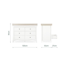 Load image into Gallery viewer, CLARA WIDE 6 DWR DRESSER CHANGER
