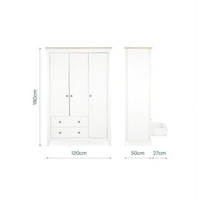 Load image into Gallery viewer, CLARA TRIPLE WARDROBE 2DWR
