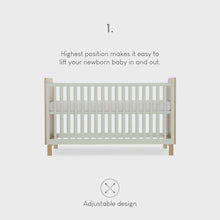 Load and play video in Gallery viewer, REMI 3PC SET DRESSER CHANGER, COT BED AND WARDROBE
