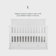 Load and play video in Gallery viewer, BEAUMONT 3PC SET GRANDE COT BED
