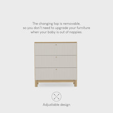 Load and play video in Gallery viewer, REMI 2PC SET DRESSER CHANGER AND COT BED
