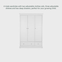 Load and play video in Gallery viewer, BEAUMONT TRIPLE WARDROBE
