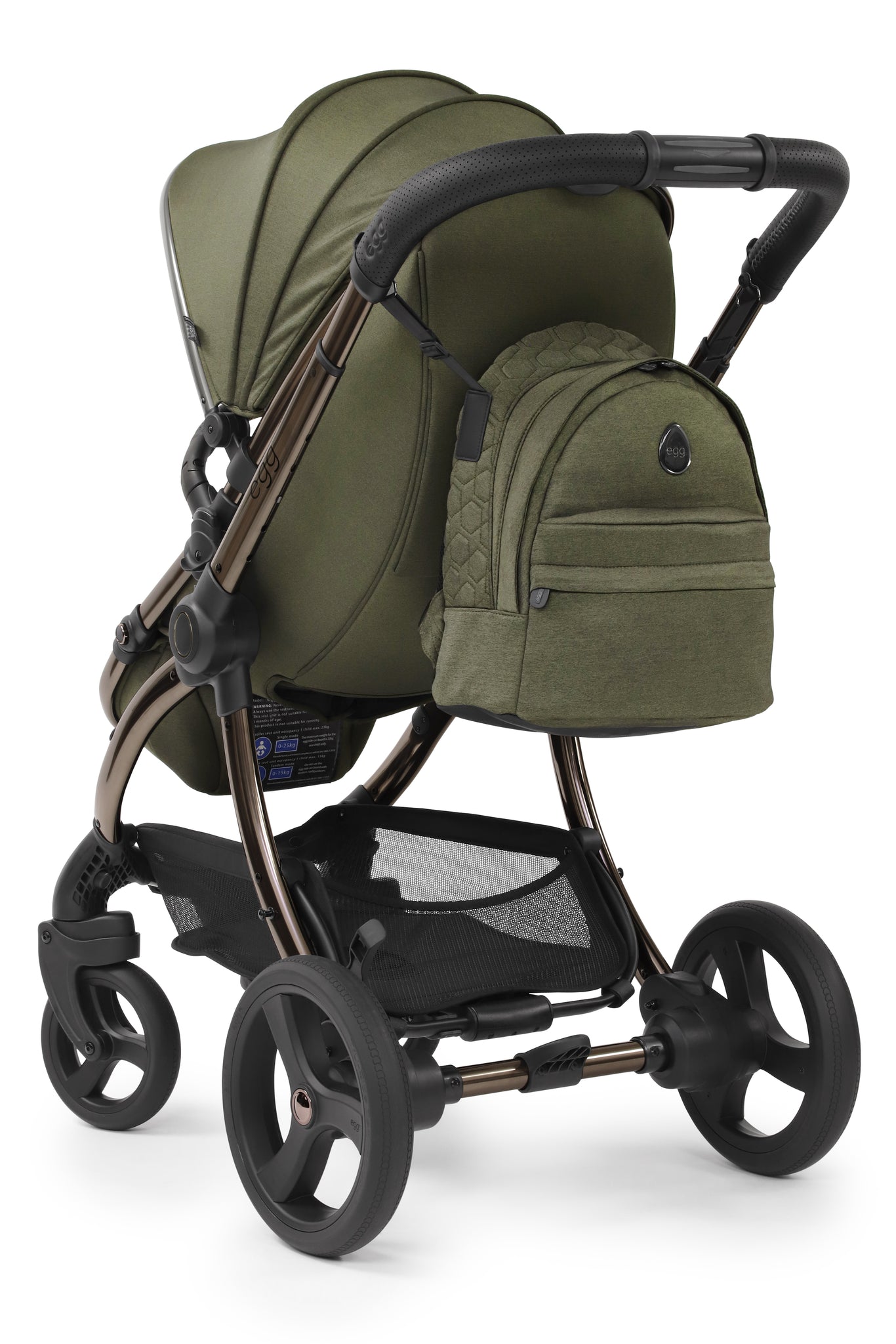Egg clearance shaped pram